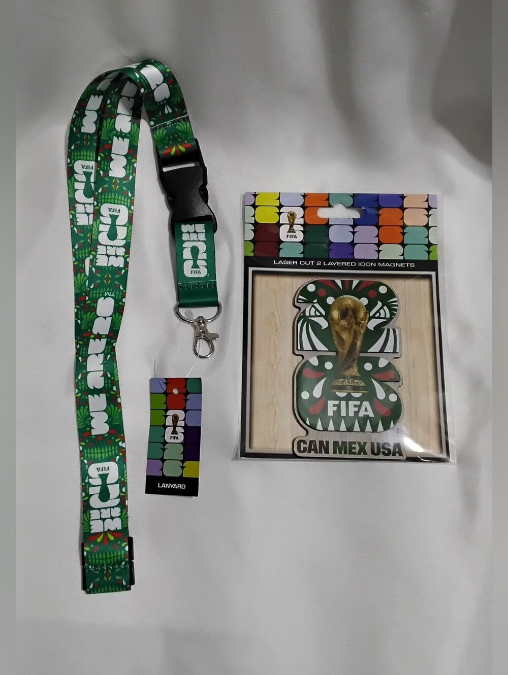 FIFA Officially Licensed World Cup 2026 Mexico Lanyard and Magnet  Collectibles